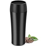 termo vaso de cafe 【COMPACTA Y FÁCIL DE LLEVAR】Con una capacidad de 380 ml, esta botella tiene un diseño ligero y es cómoda de lavar y transportar. Tu compañera inseparable en casa, el coche, la oficina e incluso andando por la calle. Además, es compatible con los portavasos de casi todos los vehículos.