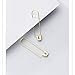 Big Safety Pin Cartilage for Women Girls S925 Sterling Silver with Golden Plated Minimalist Hoop Earrings Personalized Dangle Drop 37mm