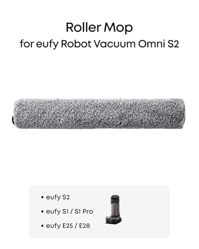 Image of eufy Official Replacement Roller Mop, Durable, Washable, Effective Cleaning, Compatible with E25, E28, S1 S1 Pro and S2