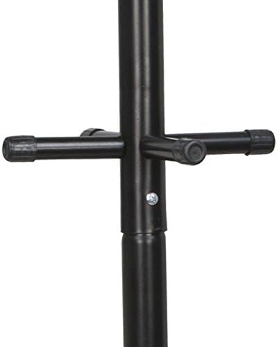 Close-up of middle hooks on the coat rack