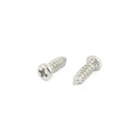 sourcing map 50 STK M2,5 x 8 mm Edelstahl Kreuzschlitz Pan runden Kopf Selbstschneidende Schrauben de – Ansicht 2