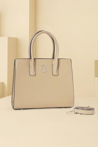 Image of Allen Solly Women's Medium Shoulder & Crossbody Bag | Vegan Leather | Multiple Pockets | Secure Zip Closure | Casual Outings