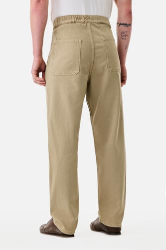 Image of SNITCH Men Casual Jeans | Relaxed Fit Straight Leg Washed Pattern & Drawstring Closure | 100% Cotton Denim Fabric for All Day Comfort & Everyday Wear