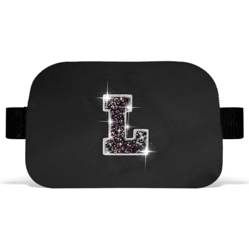 Image of Uygafly Graduation Gifts for Girls Teens Kids Women Her - 2024 Graduation Gifts,Belt Bag Cute Trendy Stuff Graduation Essentials Accessories | Black,Initial L