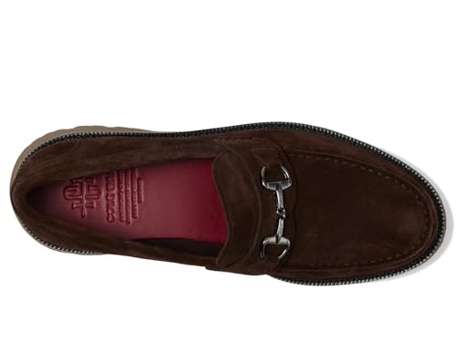 Cole Haan Cole Haan Men's American Classics Bit Loafers, Dark Chocolate Suede/Truffle, 10-W US