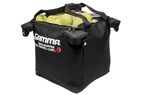image for GAMMA Sports EZ Travel Cart, Tennis & Pickleball Hopper, Padel, Portab