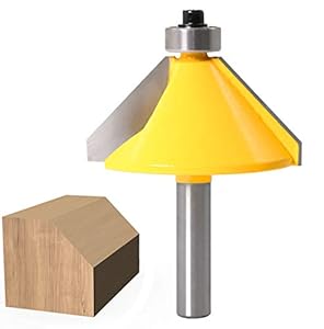 WSOOX 45 Grad Fasefräser mit 8mm Schaft