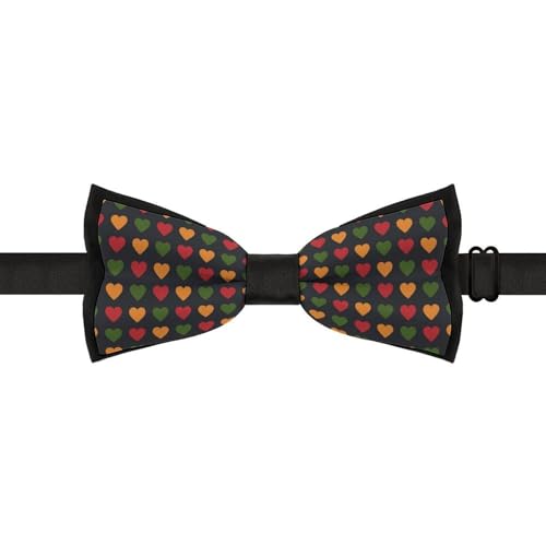 GoasNei Black History Month 2022 Bow Tie for Men Adjustable Necktie Funny Tie Neck Ties for Weddings Party