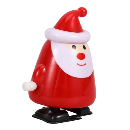 VANZACK Santa Claus Wind up Toy Christmas Decorations Bulk Xmas Toys Running Ornaments