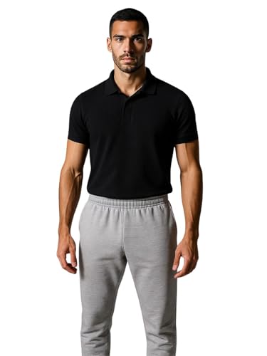 Calça de Moletom Masculina Peluciado com Bolso Jogger Cinza G