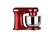 CULINARY CHEF Retro Electric Stand Mixer, 4.75 Quart / 4.5L, 8 Speeds with Whisk, Dough Hook, Flat Beater Attachments, Splash Guard (RED)