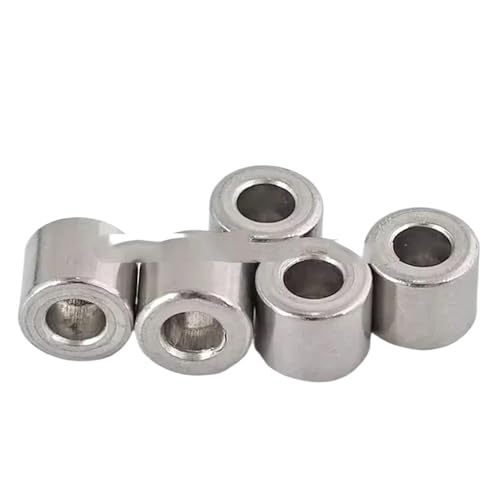 Cojinetes de bolas que evitan holguras en bujes de eje de acero inoxidable de 8 mm de diámetro