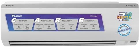 Daikin 1 Ton 3 Star Inverter Split AC (Copper, PM 2.5 Filter, 2024 Model, MTKL35UV16, White)