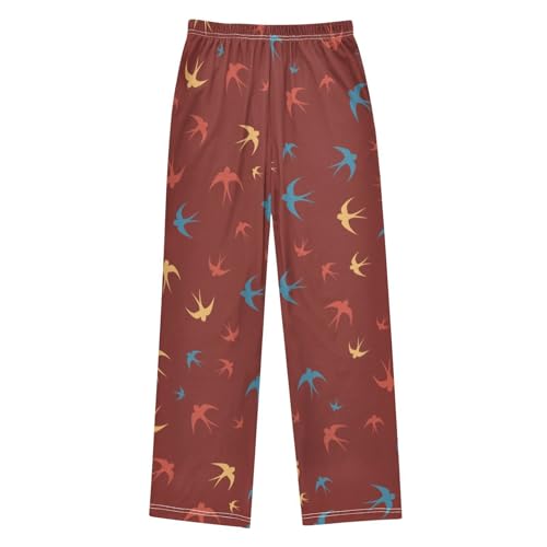 Flying Swallow Boys Pants Boys Athletic Pants Long Pant for Boywith Pockets Wide-Leg Size 6-14Y2