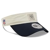 New Era Men's Cream/Navy Chicago Bears 2026 NFL Training Camp Adjustable Visor