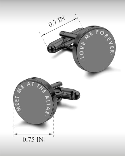 Mancuernillas para hombre con caja de madera grabada miniatura 2