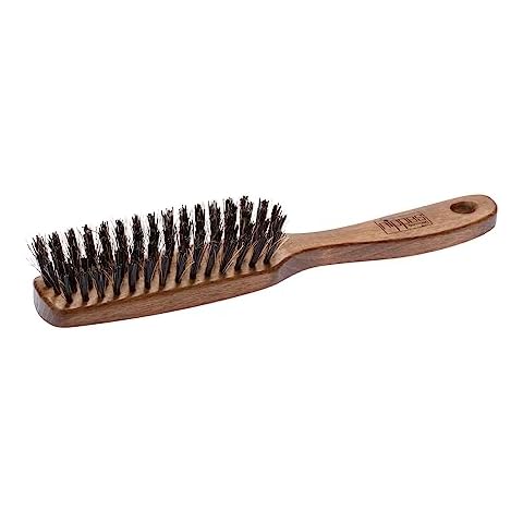 nippes Solingen Hair Brush, 5-Row Horsehair Nylon Bristle Cover