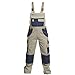Produktbild Charlie Barato Latzhose Herren Multipocket Latzhose Multipocket beige/hydronblau (54)