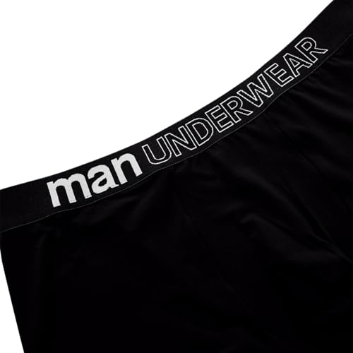 Cotton Boxer Briefs for Men 3-Pack Big and Tall Solid Color Stretch Comfy Underwear Breathable Cool Comfortable Short4