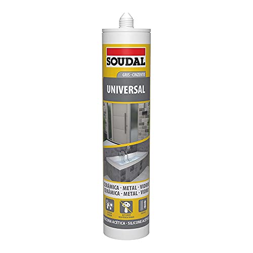 Silicona Soudal Acida U Gris