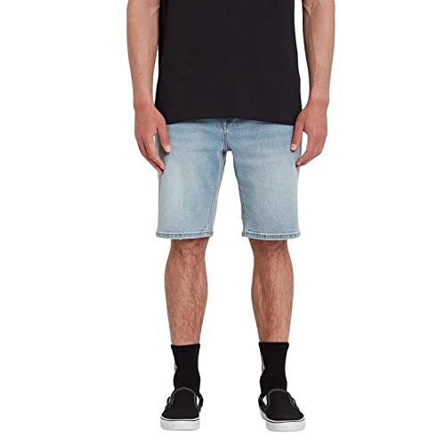 Volcom Men's Solver Denim Short, Worker Indigo Vintage, L