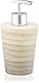 Produktbild WENKO Seifenspender Cuzco - Flüssigseifen-Spender, Spülmittel-Spender Fassungsvermögen: 0.2 l, Polyresin, 8 x 15 x 8 cm, Grau