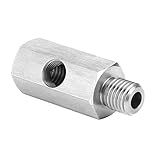 Tbest Turbo-Öldrucksensor-Adapter 1/8 Zoll NPT auf M12 X 1,5 Edelstahl Hochleistungs-Universal-T-förmiges T-Stück für Sender