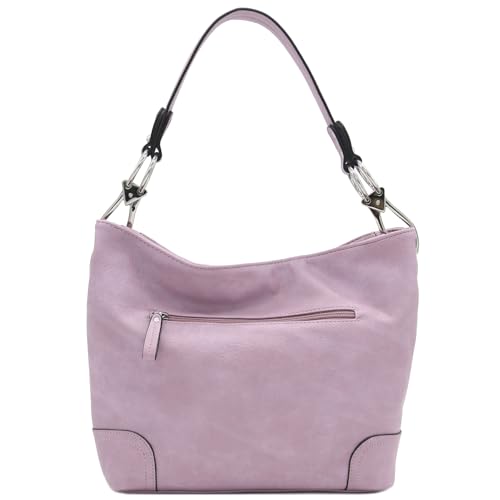Image of Hobo Shoulder Bag with Big Snap Hook Hardware