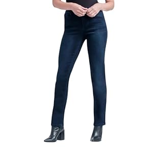 1822 Denim Women’s 30″ Better Butter Mid-Rise Slim Straight Jeans in Yanique