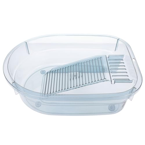 BETOOKY Lavabo con Tabla de Lavar para Ropa de Ñiño Lavabo Multifuncional Transparente Azul Tamaño Compacto y Portátil Adecuado para Lavado a Mano en Baños y Dormitorios
