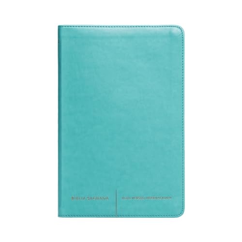 Bíblia Sagrada NVI Slim, Capa luxo verde água