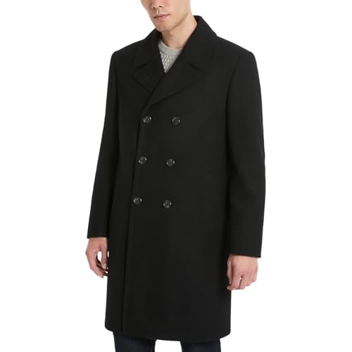 Ben Sherman Men's Brenton Double Breasted Wool Overcoat2