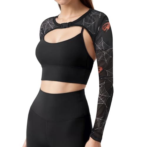 Image of Ypser See Through Glitter Mesh Crop Top Sheer Open Front Shrug Fishnet Cover Ups