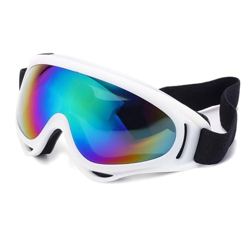 Béciles Lunettes de Ski - Protection UV pour Ski, Moto, Vélo, Patinage - Anti-Buée Compatibles avec Casque - Unisexe