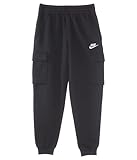 Standard-Passform Nike NSW Club Trainingshose Black/Black/White 146-152