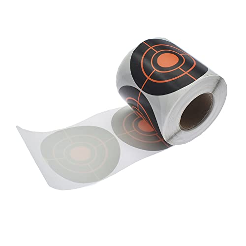 Bravecow 100Pcs/Roll 3'' Splatter Target Stickers Roll Self Adhesive Reactive For Archery Hunting Shooting Target Practice Training (100) #TOP4