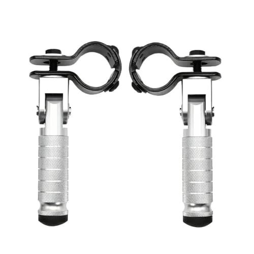 Pédales universelles moto anti-glisse en aluminium pour éviter les chutes