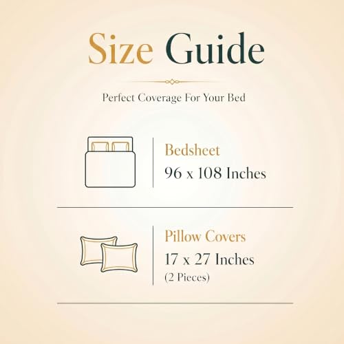 Image of SANMARINO Cloud Cotton 210 TC King Size Bedsheet with 2Pillow Covers | Ultra Soft & Breathable | Floral Design Bedding Set | Hotel-Quality Comfort for a Luxurious Sleep | 270 x 250 cm | Pastel Garden