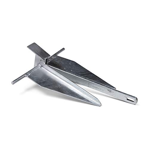 Lewmar Galvanized Steel Fluke Anchor 8 Lbs, For Boats Up To 18' - 2020202776 #TOP2