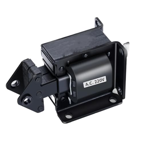 Électroaimant de traction solénoïde SA-56 AC 220V course 40mm force 12kg