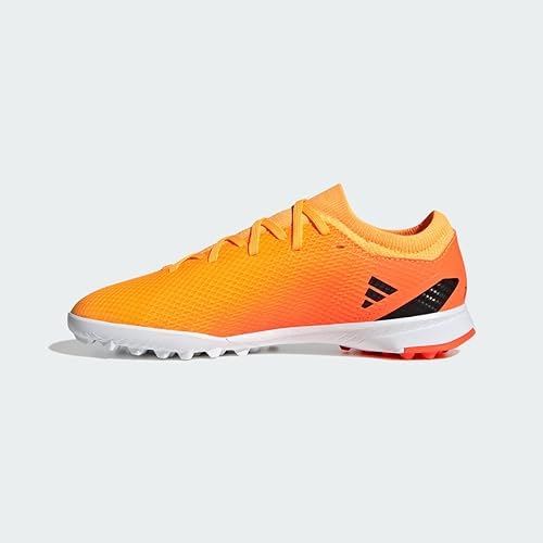 adidas X SPEEDPORTAL.3 Turf Football Shoe, Solar Gold/Black/Team Solar Orange, 11 US Unisex Little Kid | Image 6