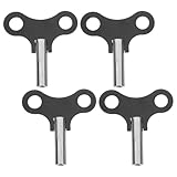 BIUDECO 4Pcs Metal Clock Winding Keys Set Steel Clock Tool Sturdy Winding Key Replacements and Maintenance - Image 1