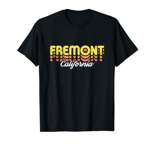 Retro Fremont California Camiseta