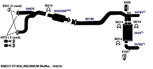 Image of AP Exhaust Products 4948 Catalytic Convertor Air Tube