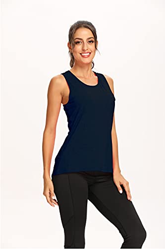 Workout Tank Tops for Women Gym Athletic Sleeveless Running Tops Yoga Shirts Racerback Sport Vest - Image 4