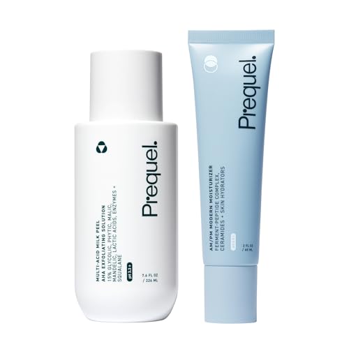 Prequel Skin Multi Acid Milk Peel + AM PM Modern Moisturizer Bundle