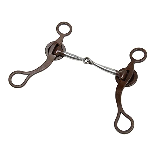 Rosvola Pferdemaulkorb, Handgeschnitztes Pferde-Westerngebiss für das Training