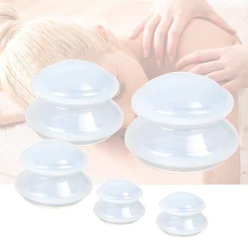 Schröpfglas Silikon Schröpfen, Anti Cellulite Cup, Aibeau 5 stück Silikon Schröpfen Set Schröpfgläser Vacuum Cup Körper/Gesicht Anti-Cellulite-Vakuumtherapie-Tassen Home Spa Health Care (White) Schröpfglas Silikon Schröpfen, Anti Cellulite Cup, Aibeau 5 stück Silikon Schröpfen Set Schröpfgläser Vacuum Cup Körper/Gesicht Anti-Cellulite-Vakuumtherapie-Tassen Home Spa Health Care (White)