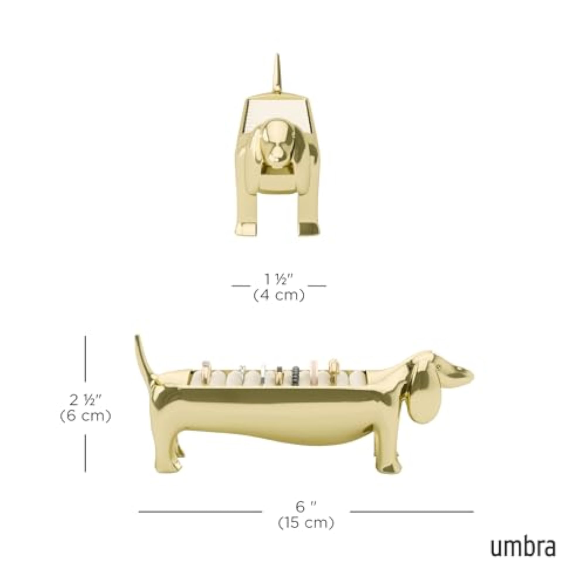 Brass Ring Holder, Elegant Design