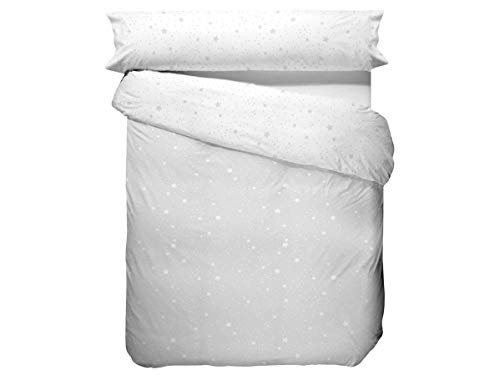 Lanovenanube - Funda Nórdica KALO Cama 90 - Color Gris